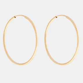 14K Gold Filled Infinity Hoop Earrings