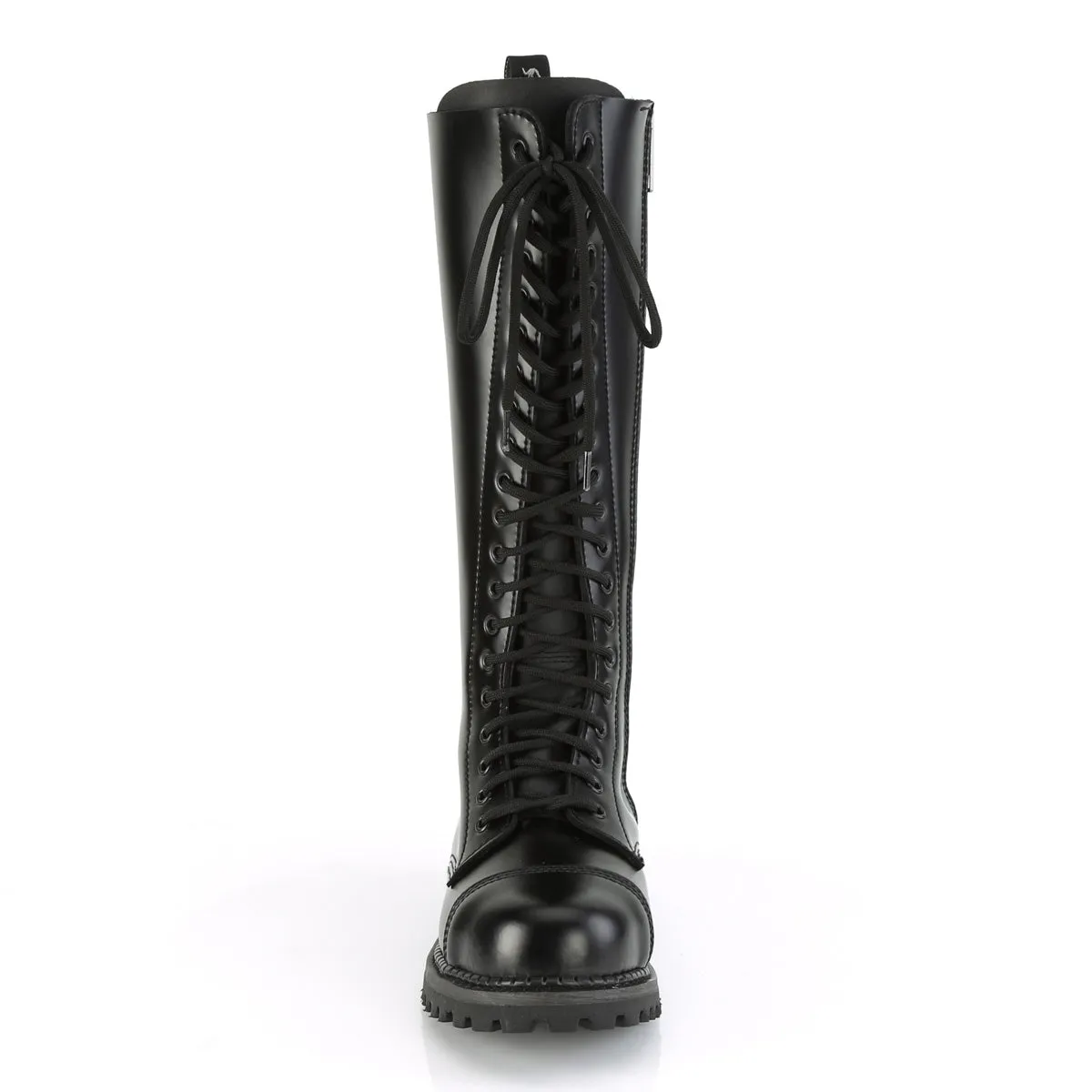 20 Eyelet RIOT-20 Black Leather