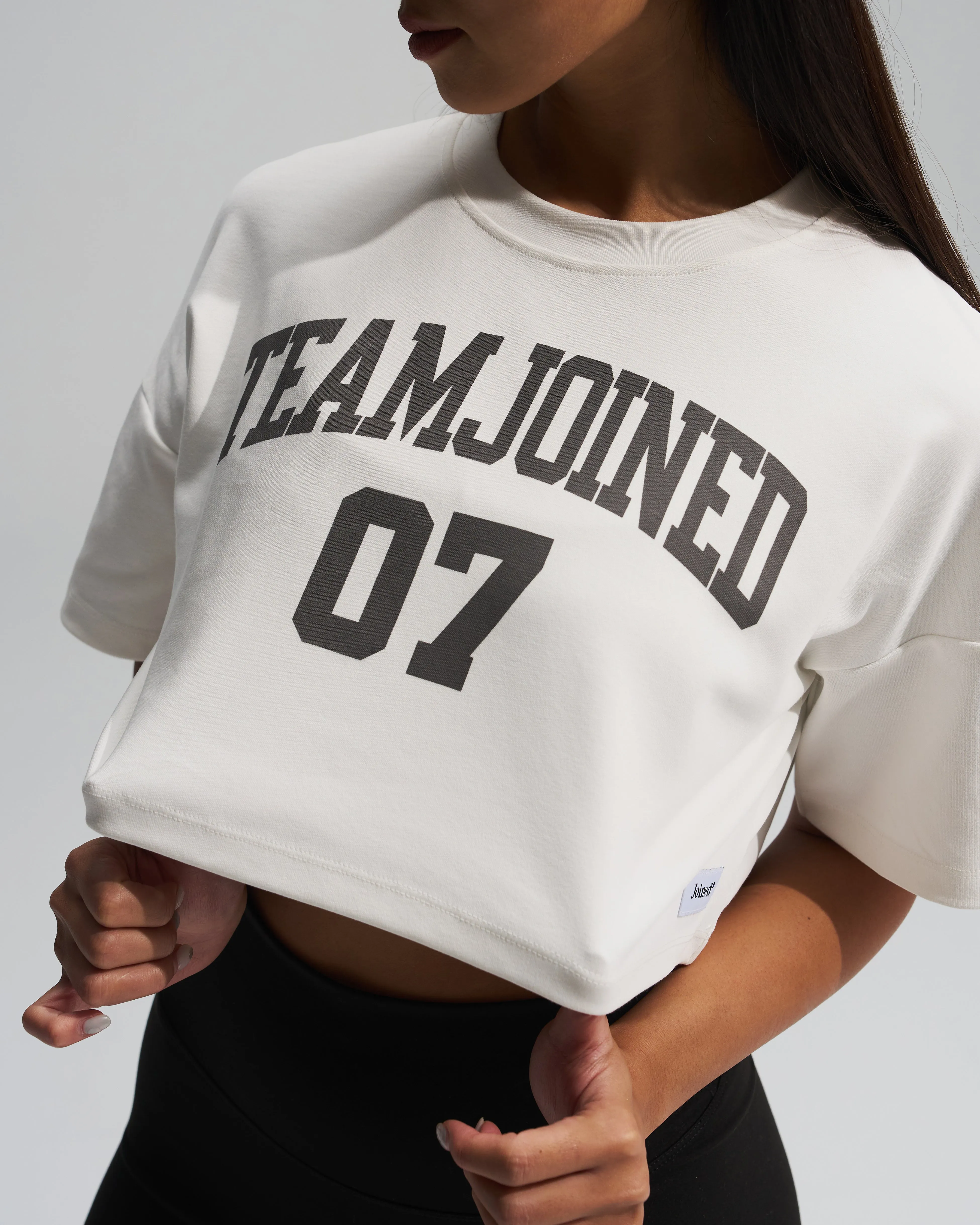 7TH 07 Cotton⁺ Oversized Crop Top