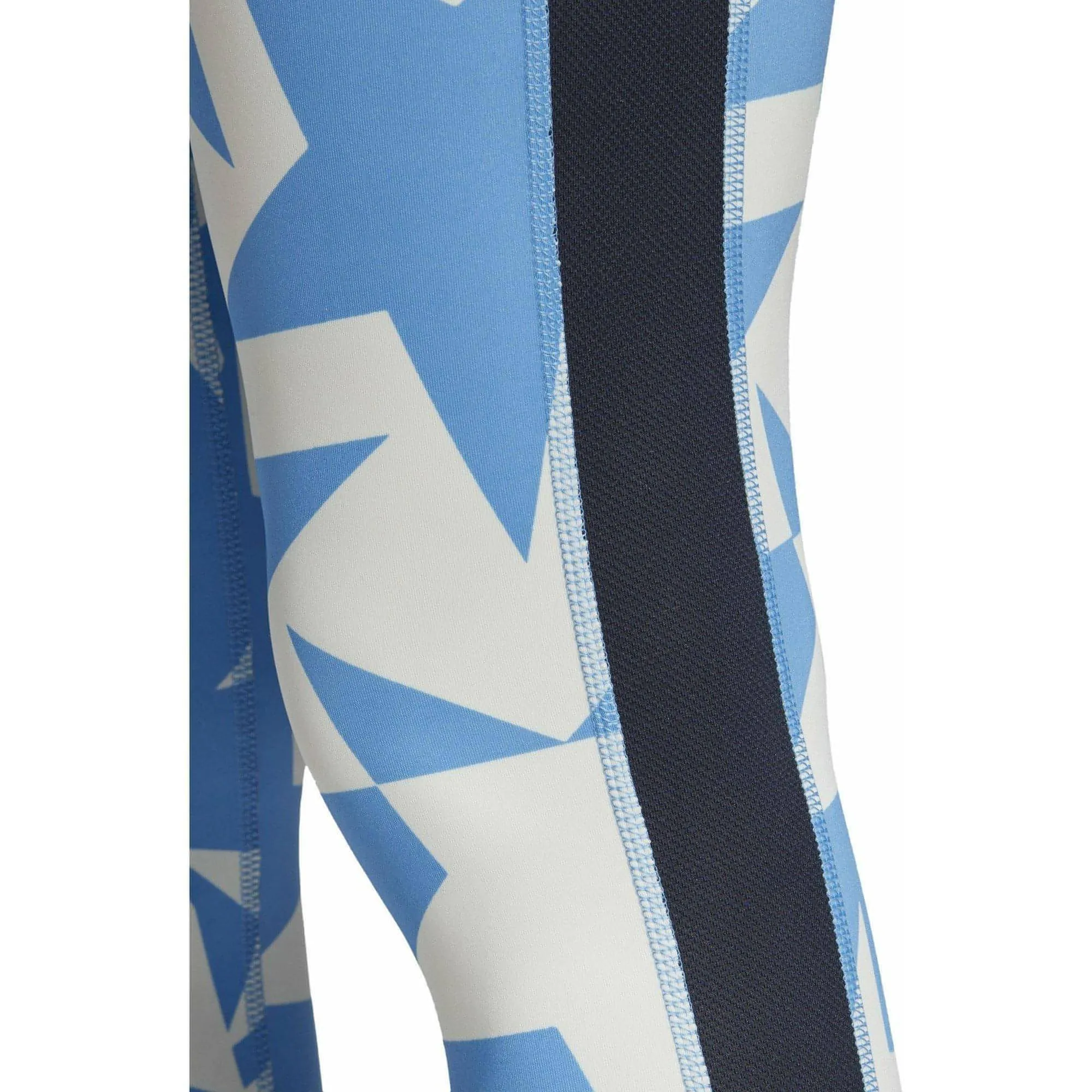 adidas Believe This Iteration High Rise Womens Long Training Tights - Blue