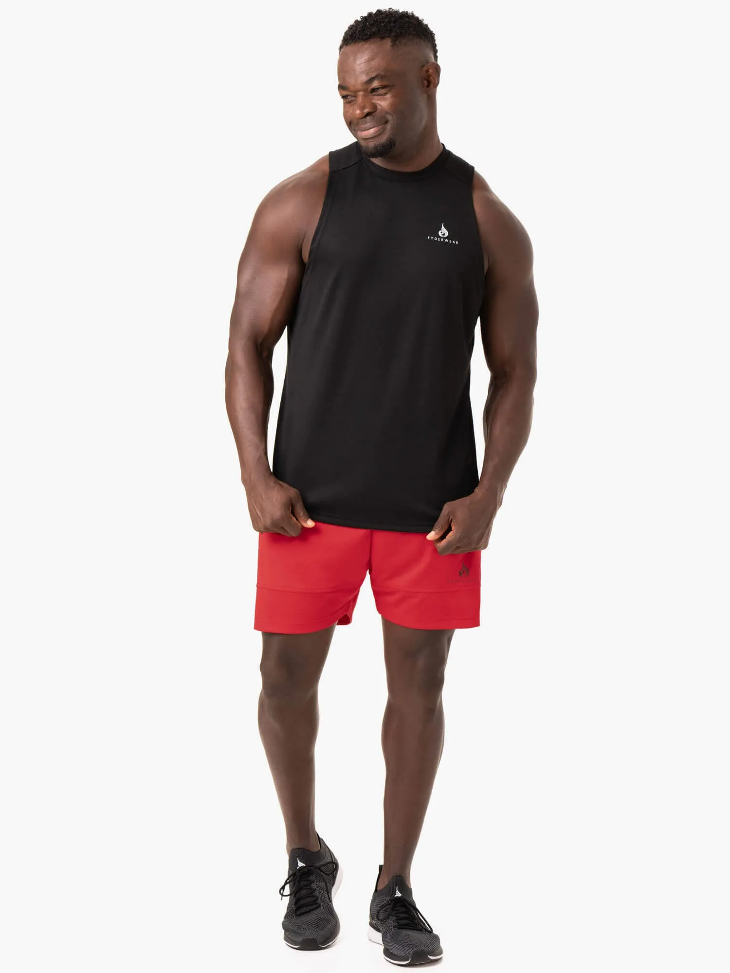 Advance Mesh Short - Red