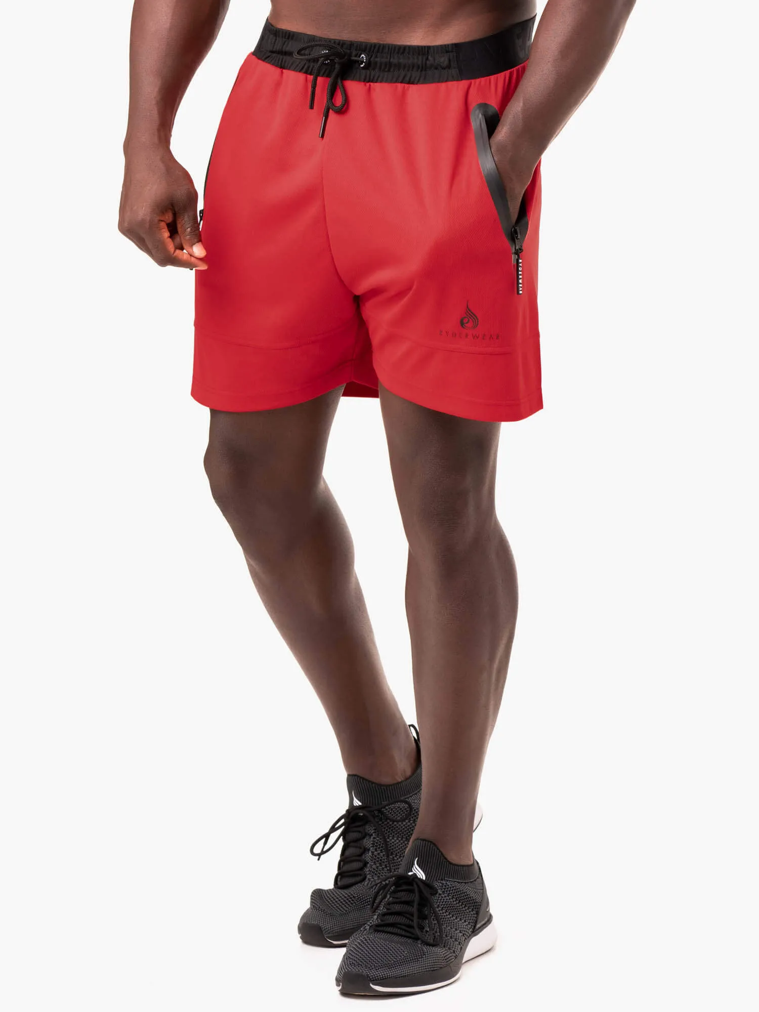 Advance Mesh Short - Red