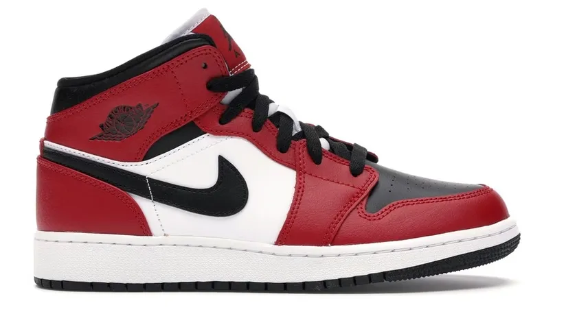 Air Jordan 1 Mid Chicago Black Toe (GS)