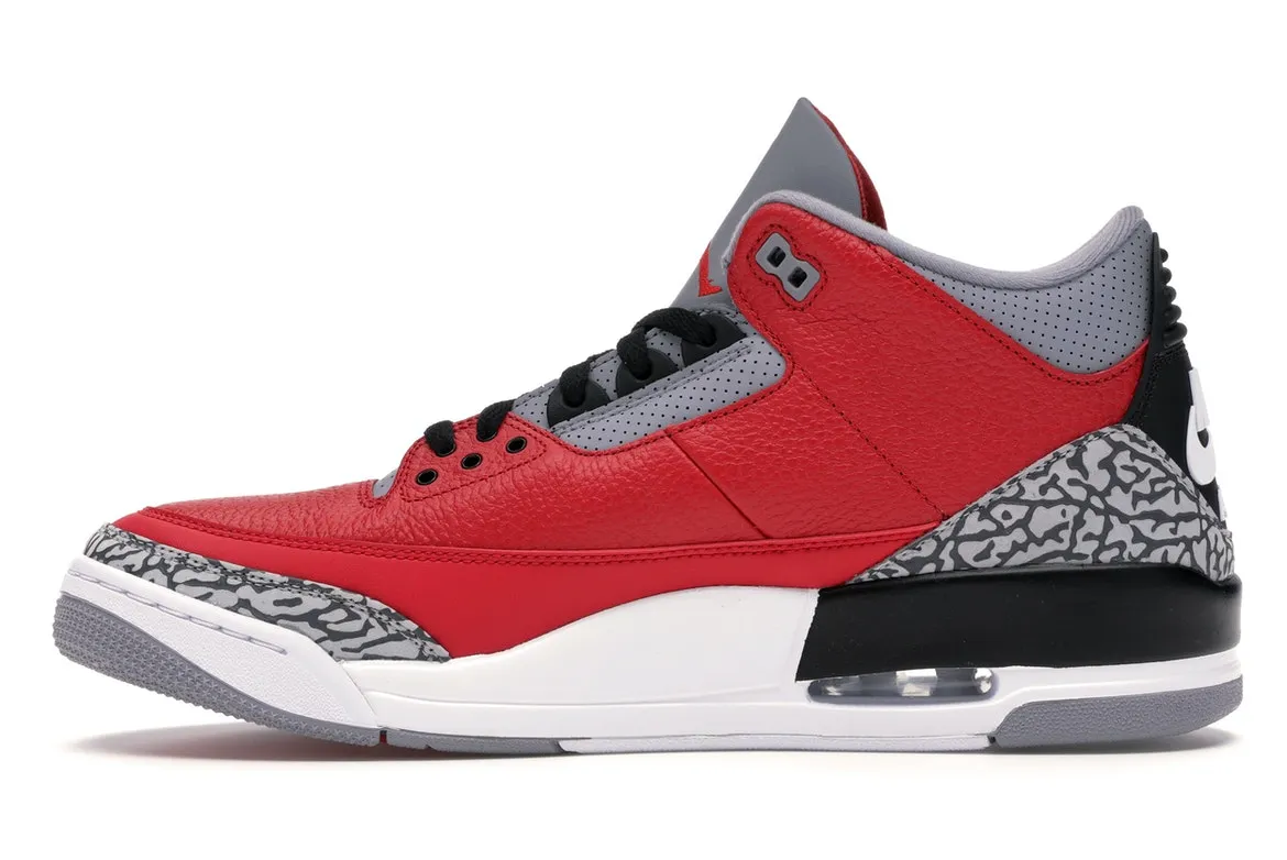 Air Jordan Retro 3 Fire Chicago Red Cement "Nike Chi Pack"