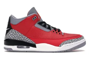 Air Jordan Retro 3 Fire Chicago Red Cement "Nike Chi Pack"