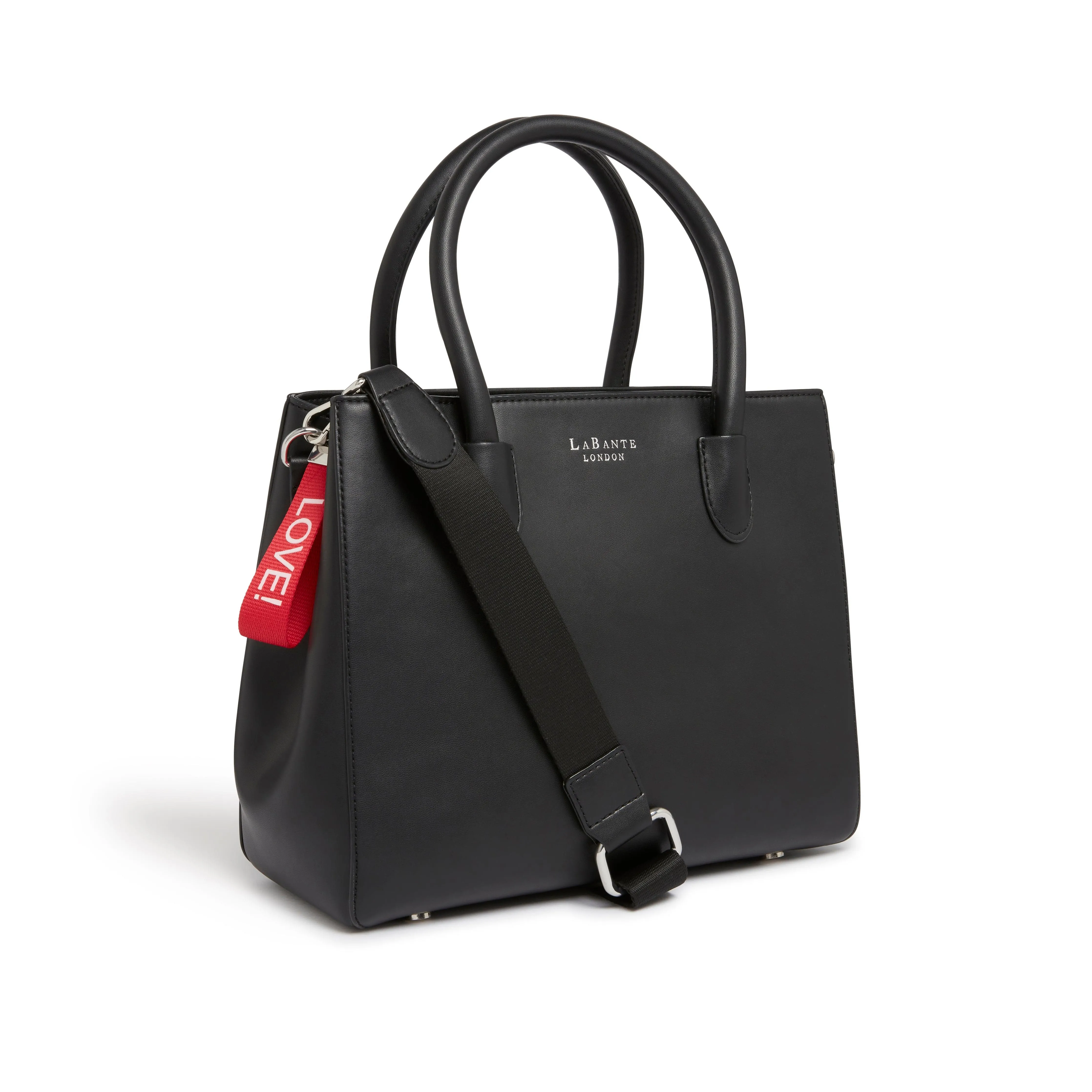 Andes Vegan Leather Tote Bag | Black