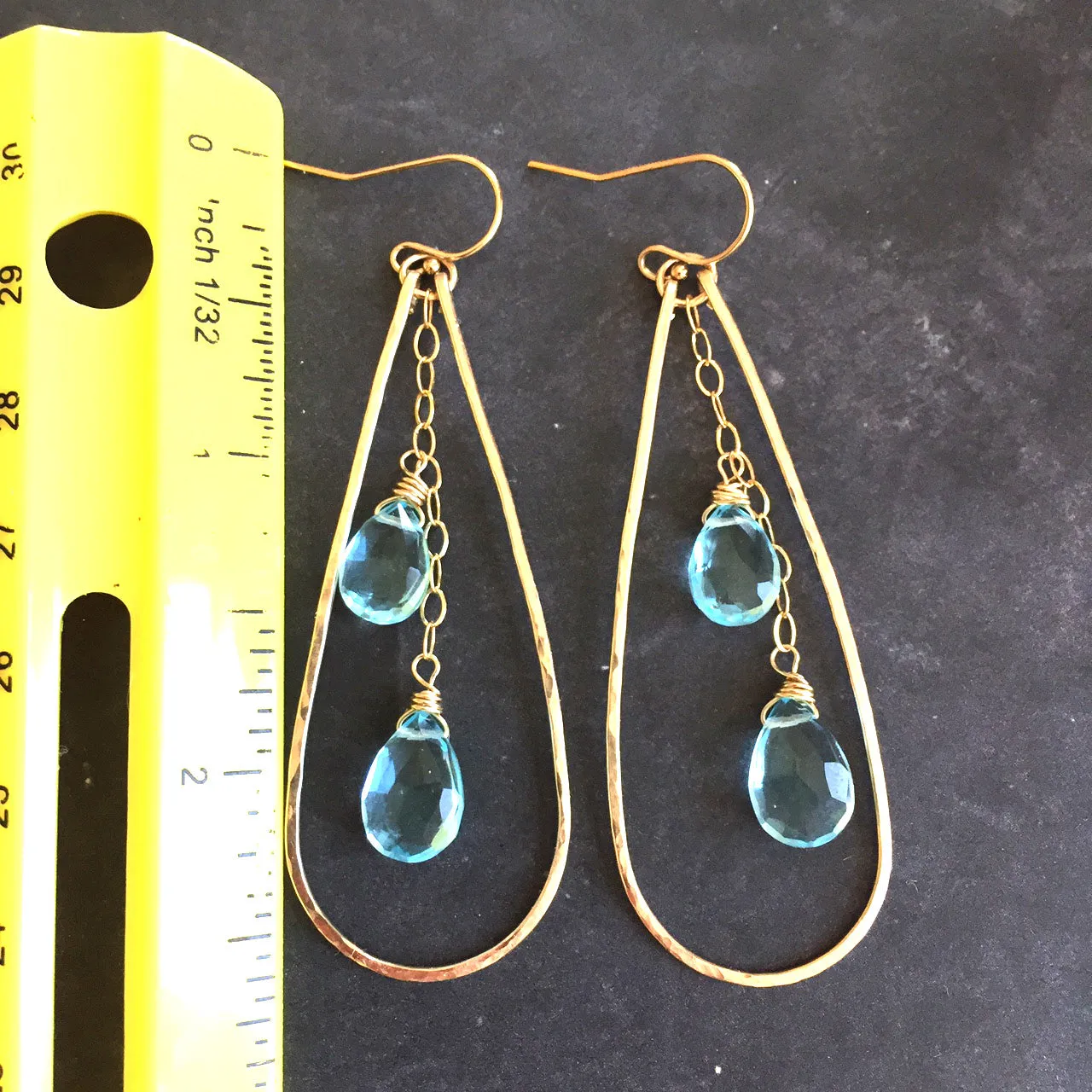 Aquamarine Anna Hoops, Metal Choices