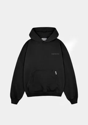 Archive Logo Oversized Hoodie - Black