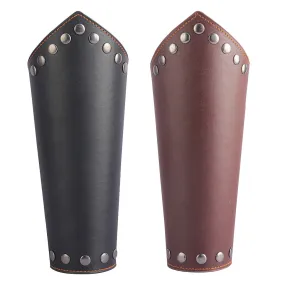 Arm Armor Warmer Medieval Bracer Leather Gauntlet