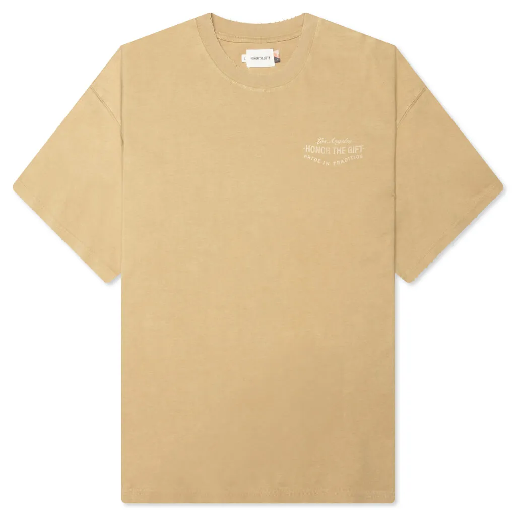 B-Summer HTG Forum S/S Tee - Tan