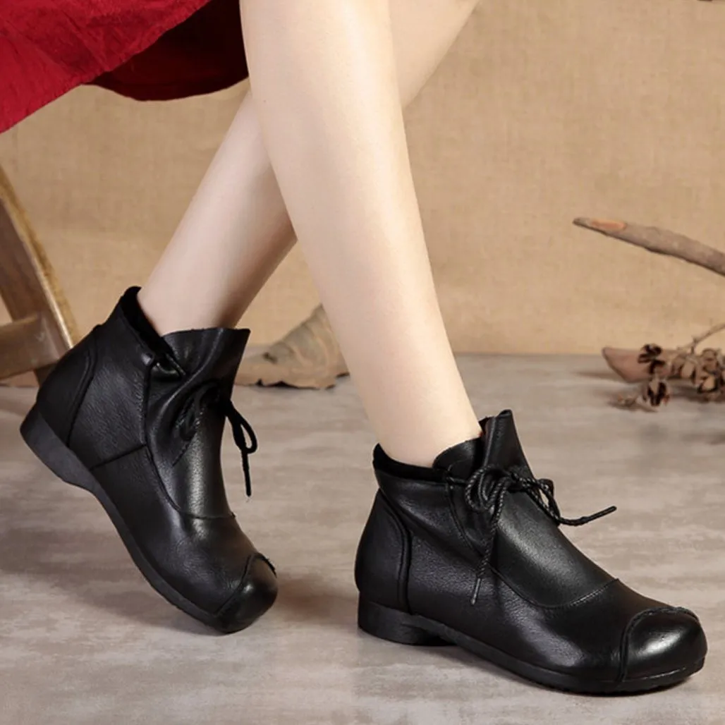 BABAKUD Autumn Winter Plush Warm Comfortable Women Shoes