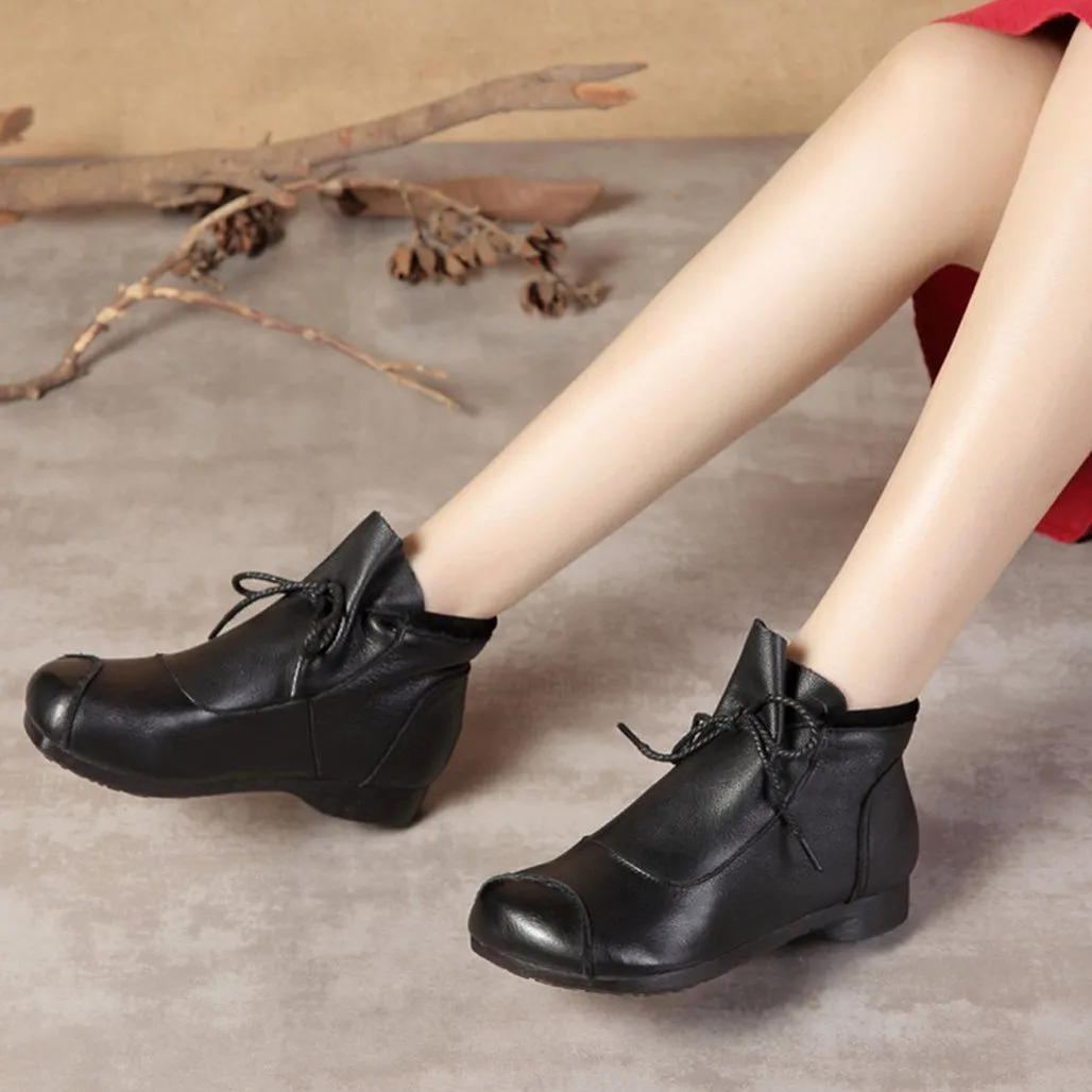 BABAKUD Autumn Winter Plush Warm Comfortable Women Shoes