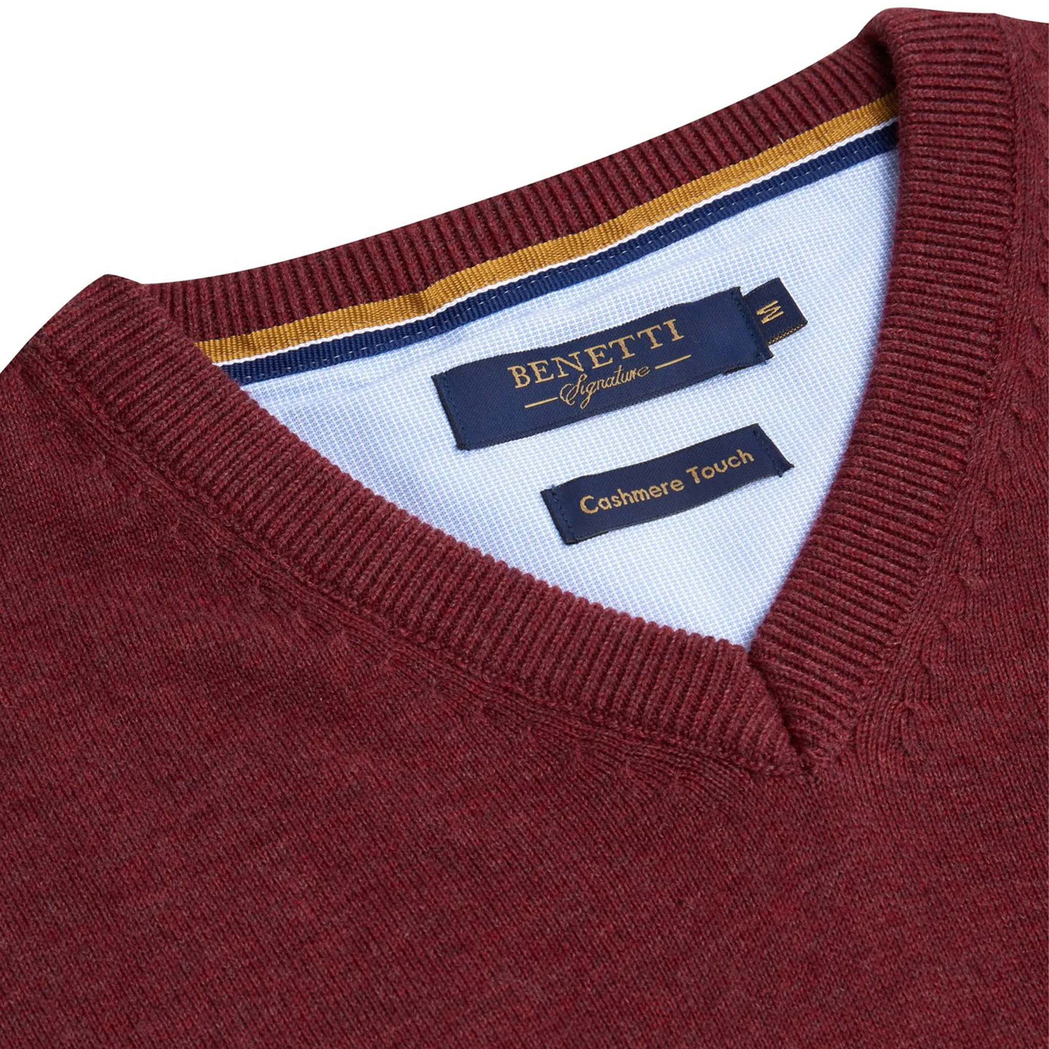 Benetti V-Neck Knit - Ruby