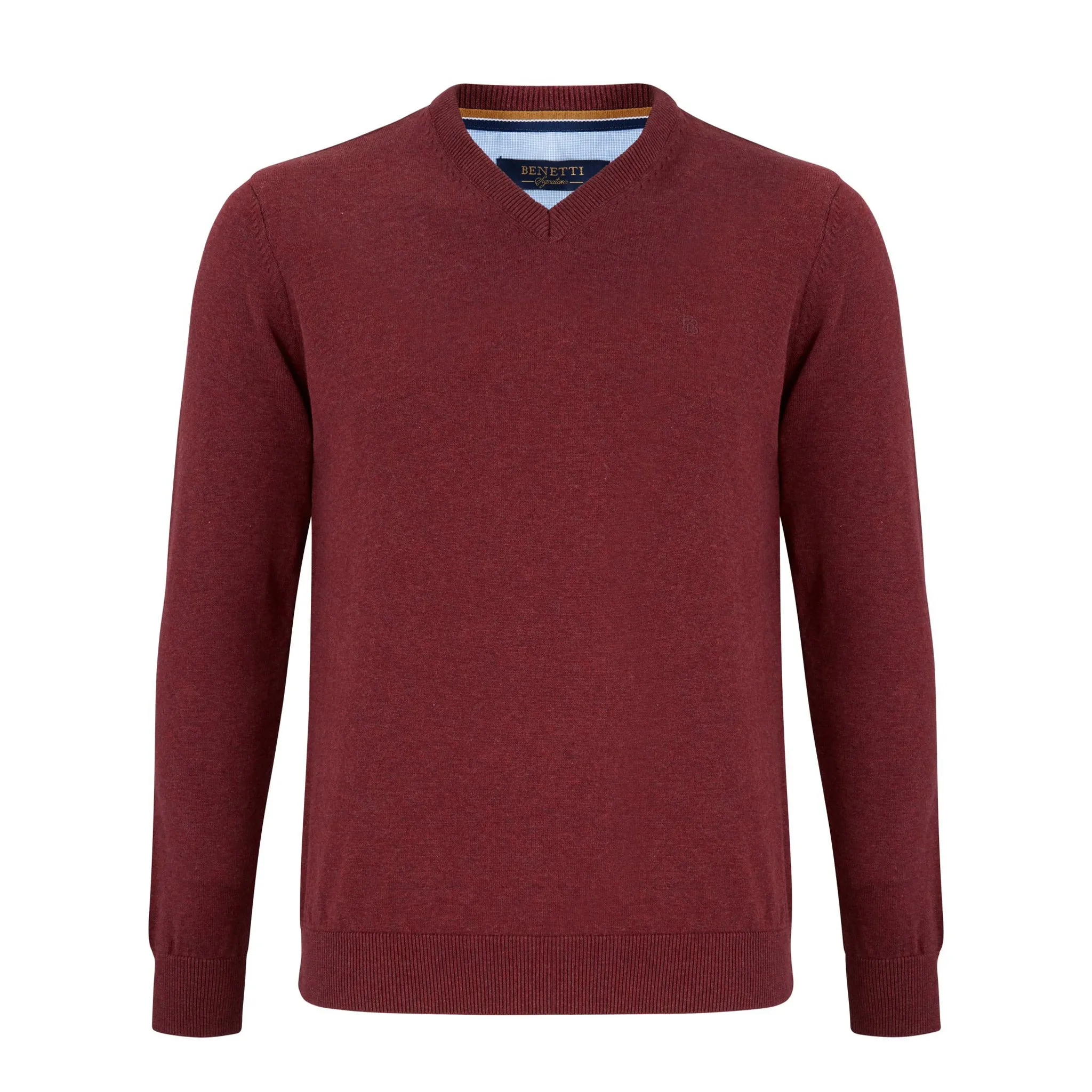 Benetti V-Neck Knit - Ruby