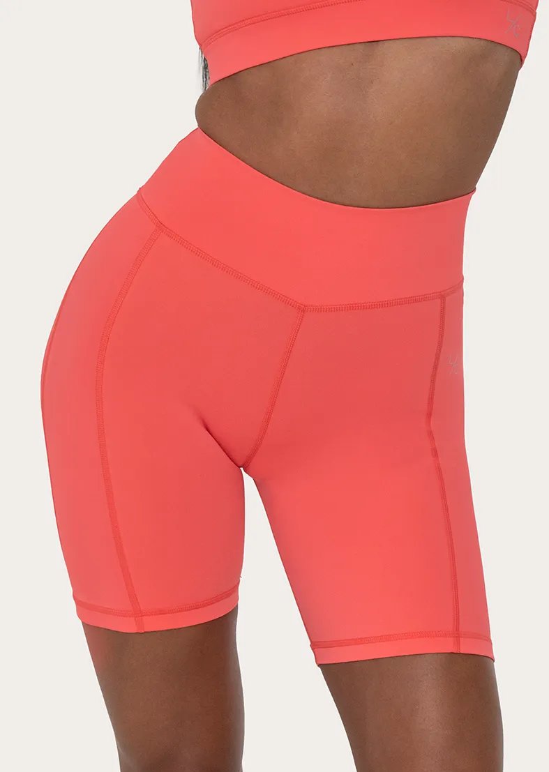 Birthday Scrunch Bum Short Coral FINAL SALE