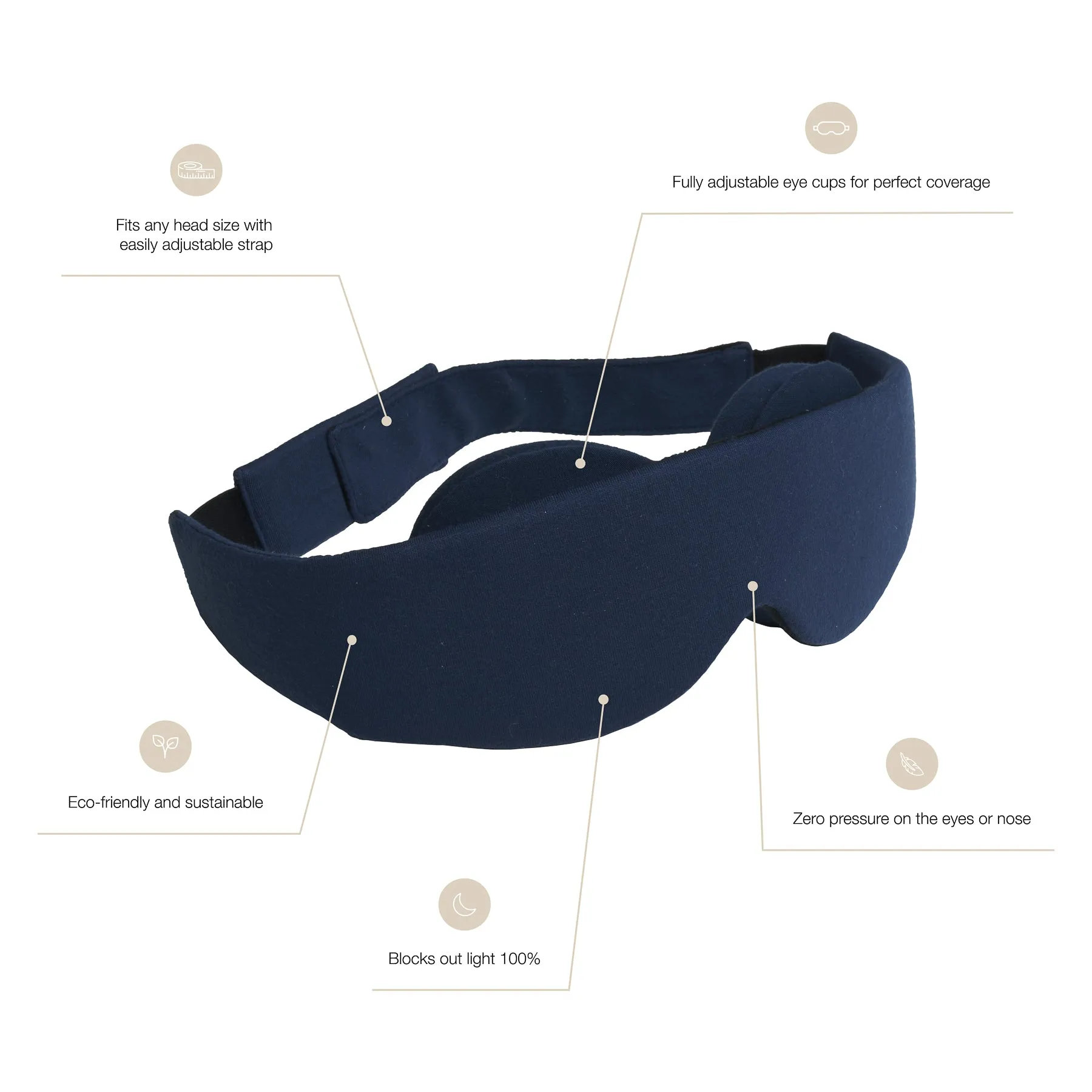 Black-out sleep mask — NATTWELL