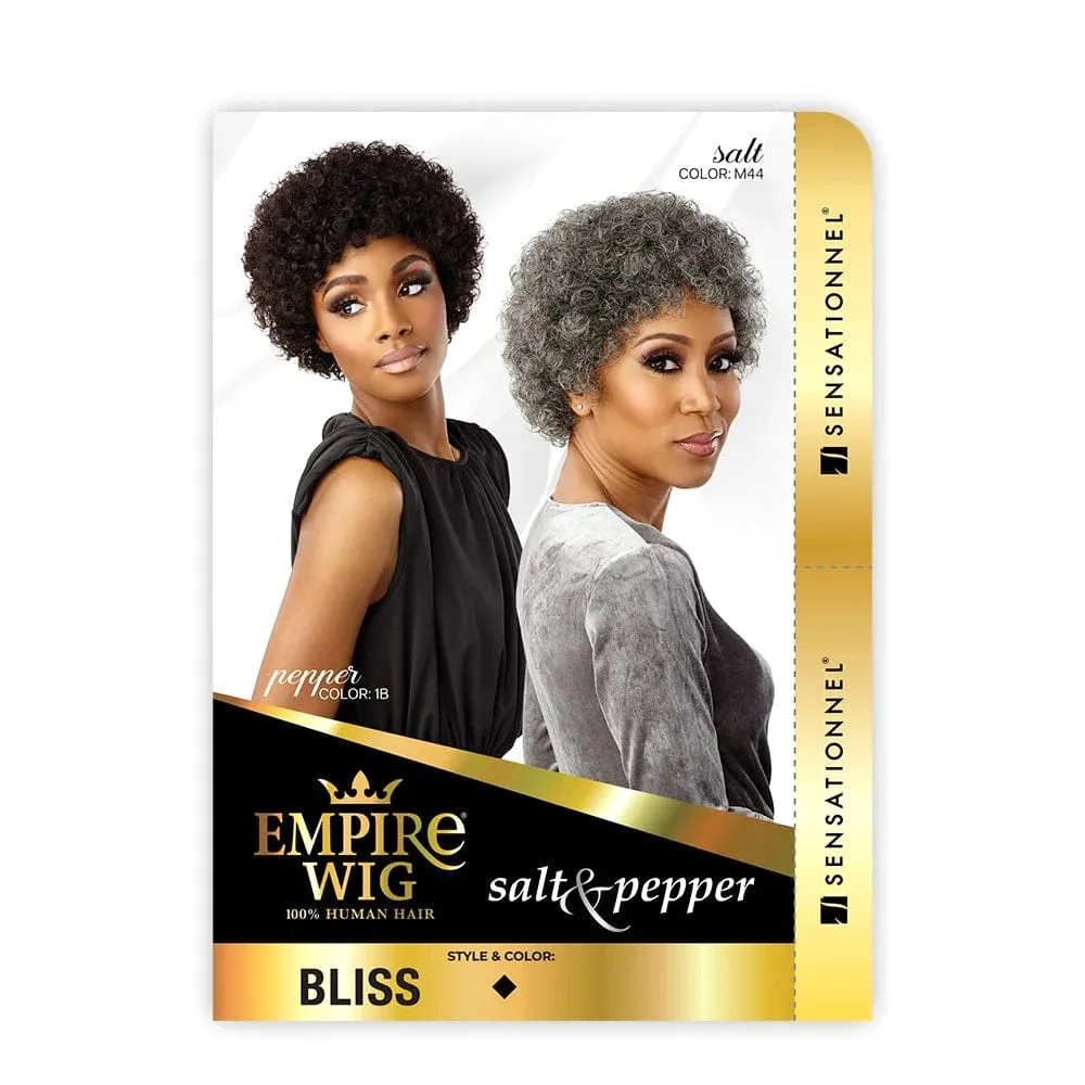 BLISS | Empire Salt & Pepper Human Hair Wig