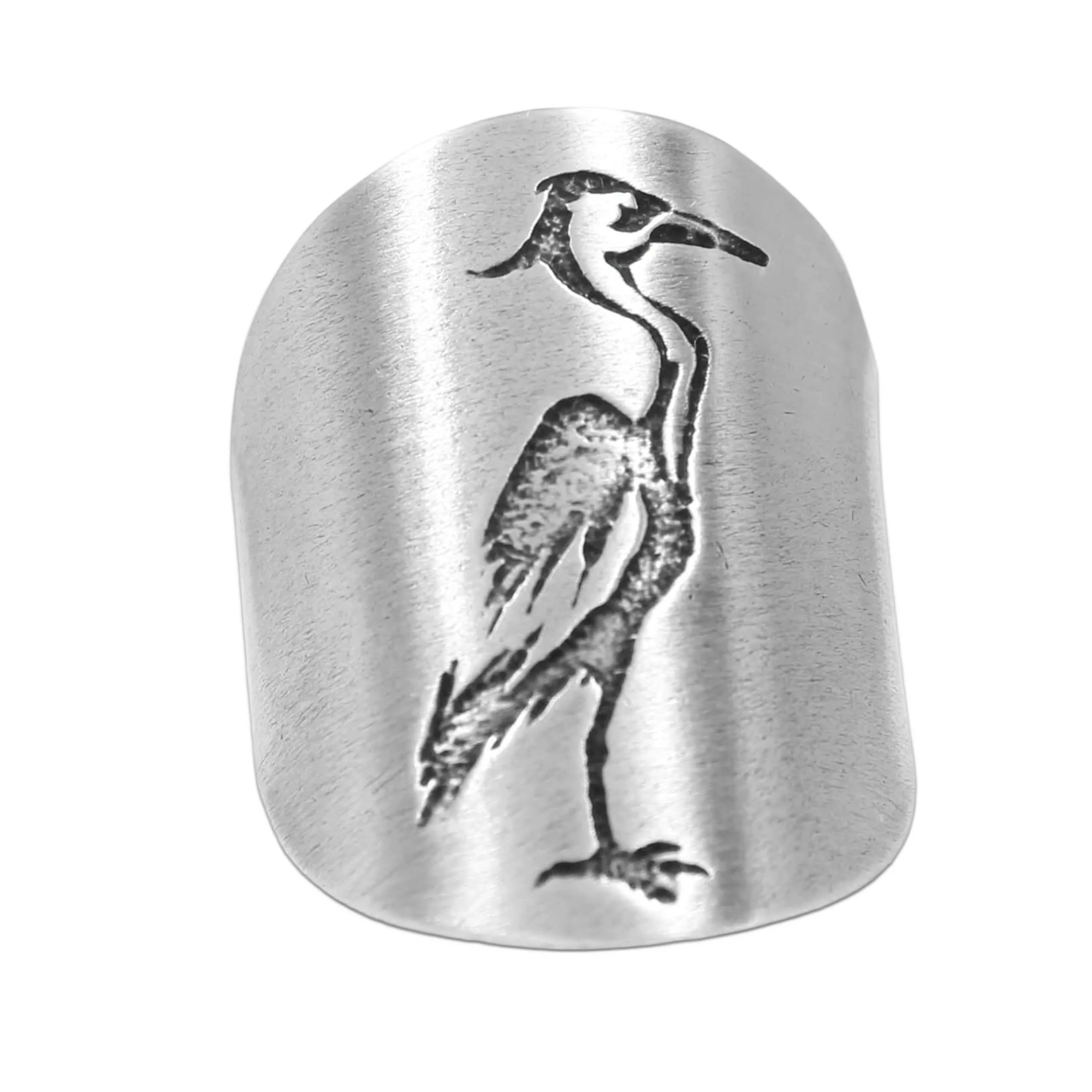 Blue Heron Adjustable Ring