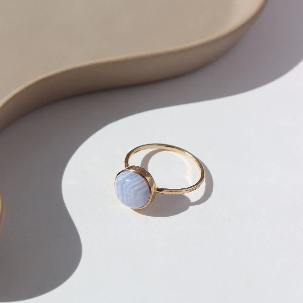 Blue Lace Agate Ring | Wholesale