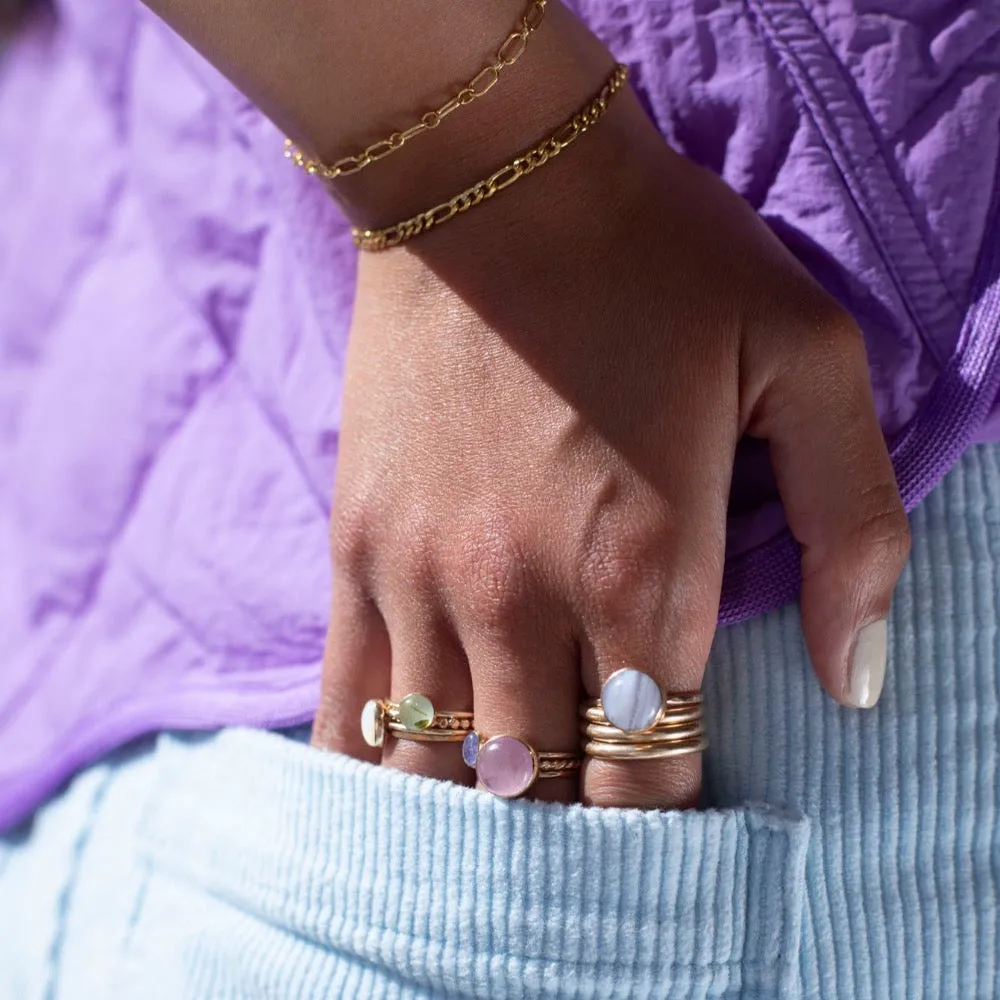 Blue Lace Agate Ring | Wholesale