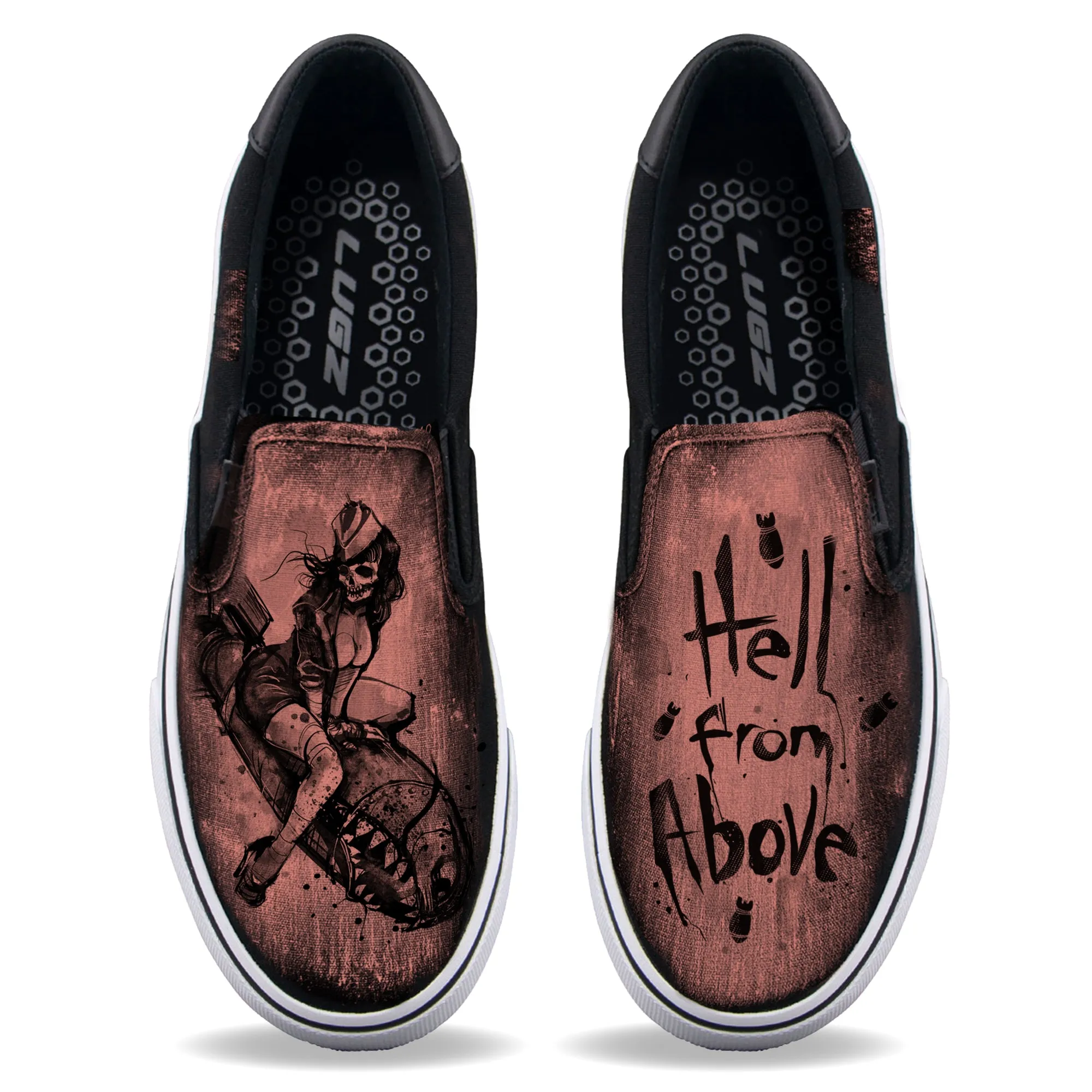 Bomber Girl Unisex Slip-Ons