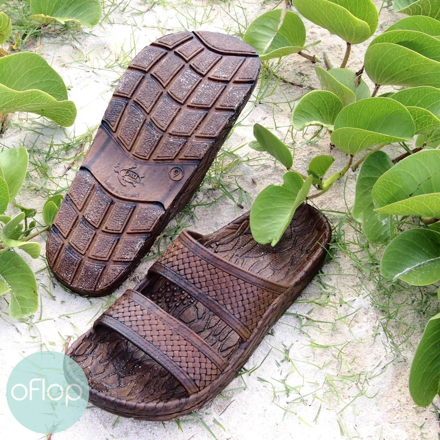 Brown Jon Jandals ® - Pali Hawaii Hawaiian Jesus Sandals