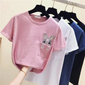 Bunny Pocket T-Shirt SD00949