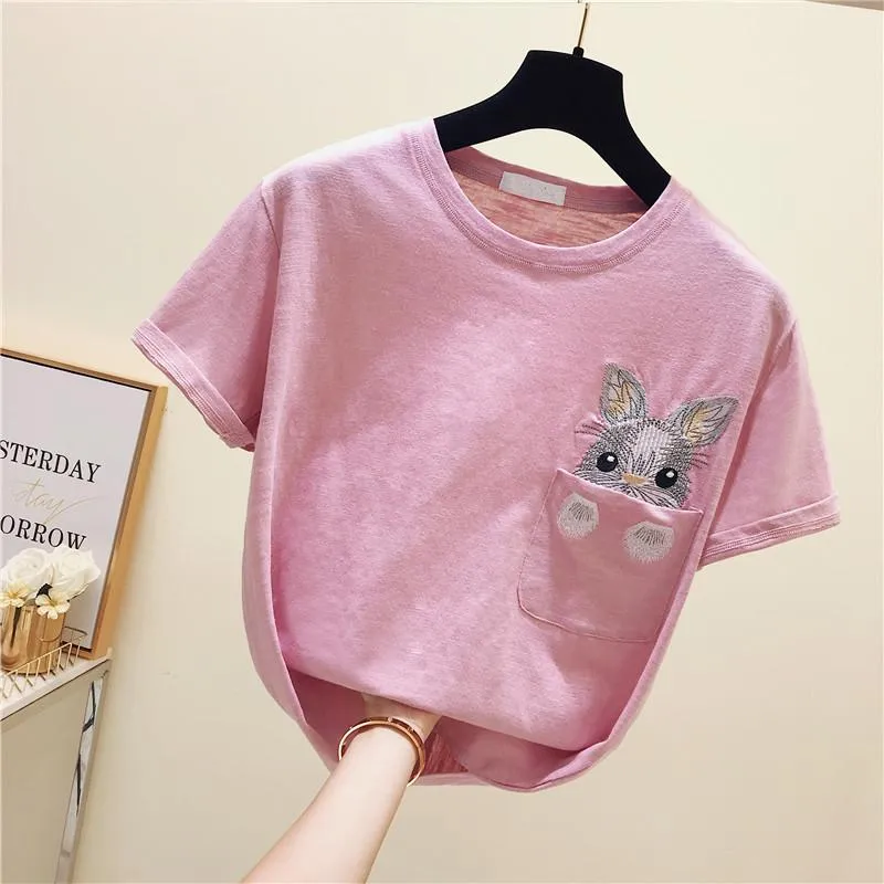 Bunny Pocket T-Shirt SD00949