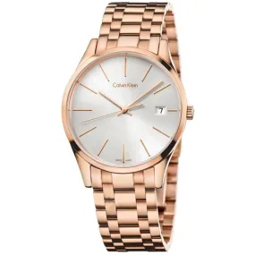 CALVIN KLEIN OROLOGIO UNISEX ACCIAIO ROSATO K4N23646