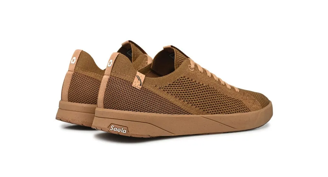 Cannon Knit 2.0 Men's Recycled PET Sneakers | Tobacco