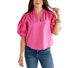 Caryn Lawn Anna Top - Pink