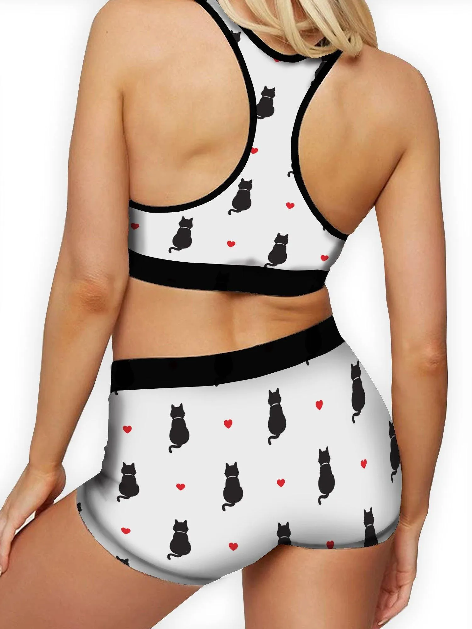 Cat Hearts Boy Short