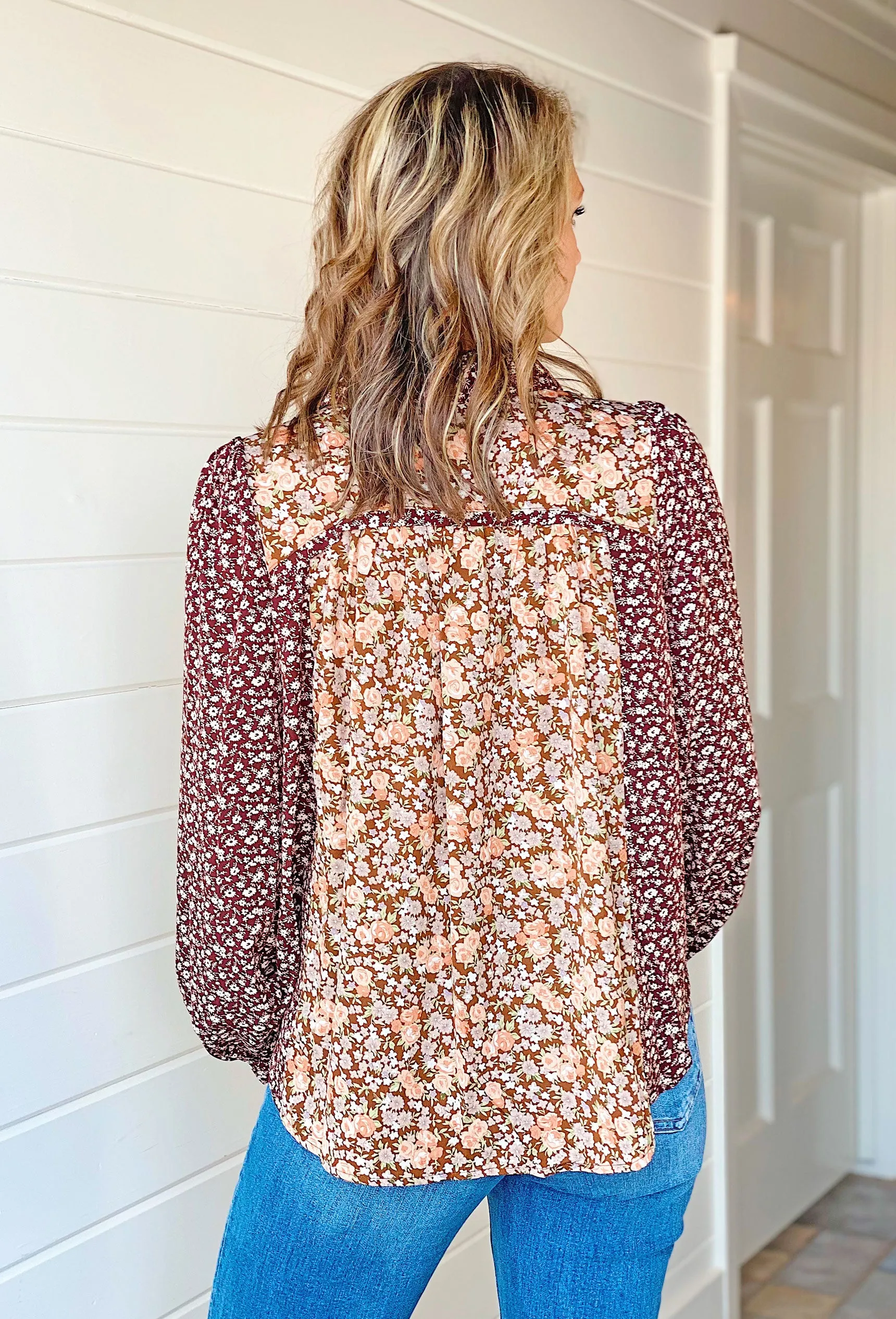 Chasing Dreams Floral Button Up Top