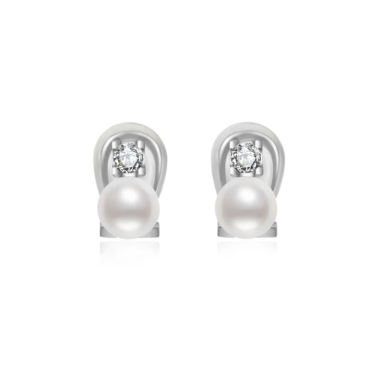 Clip-On Freshwater Pearl Earrings WE00608