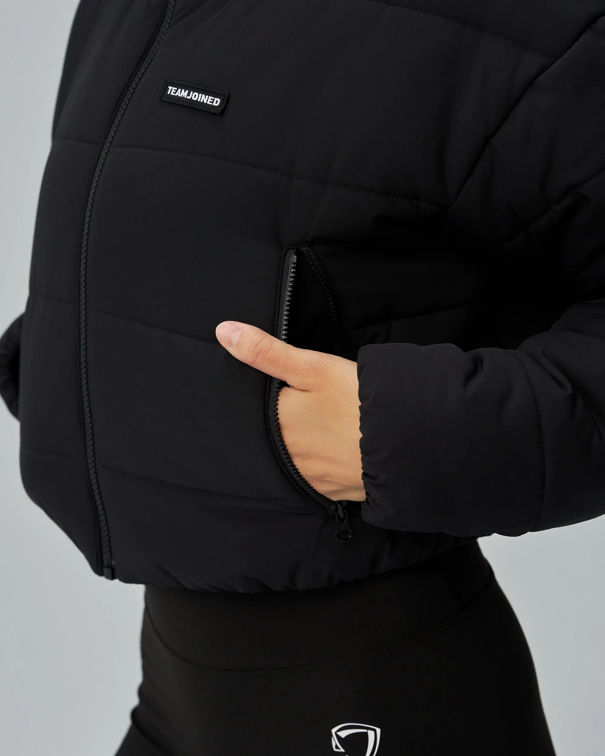 Cropped Tech Padded Jacket