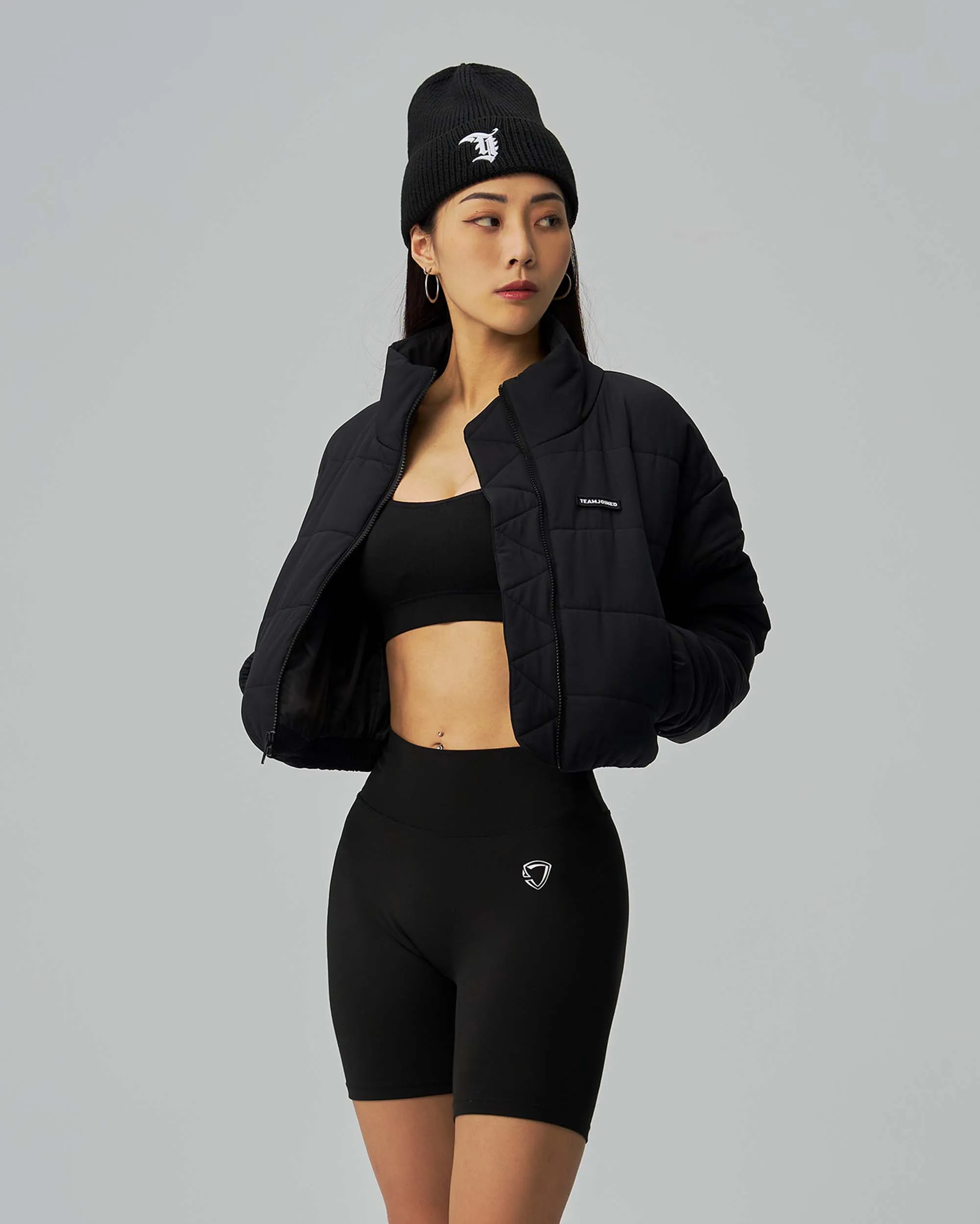 Cropped Tech Padded Jacket