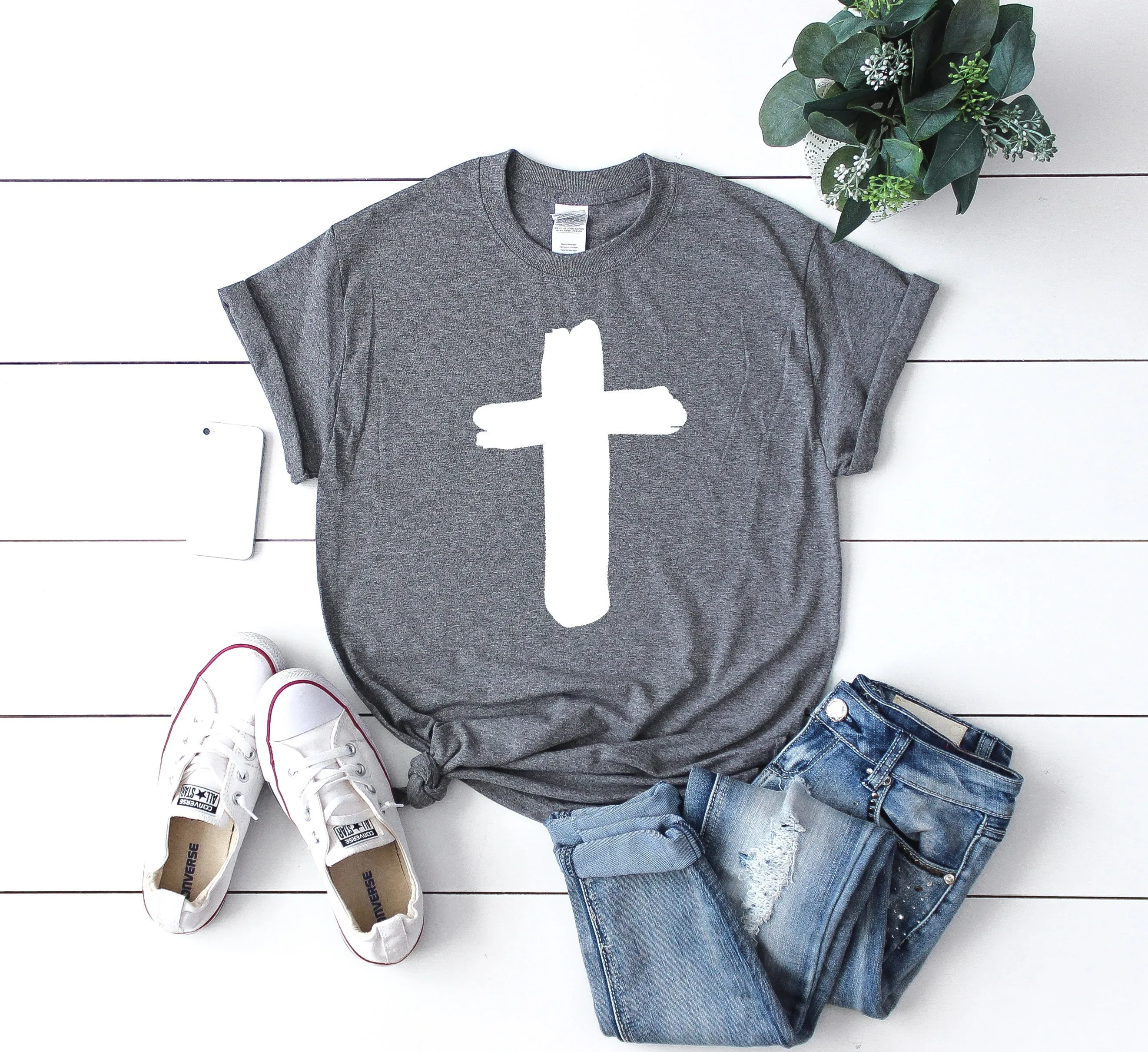 Cross tshirt - Womens Christian shirt - Womens Easter shirt - Womens cross shirt - Cross tee - Womens Christian tee - Easter shirt