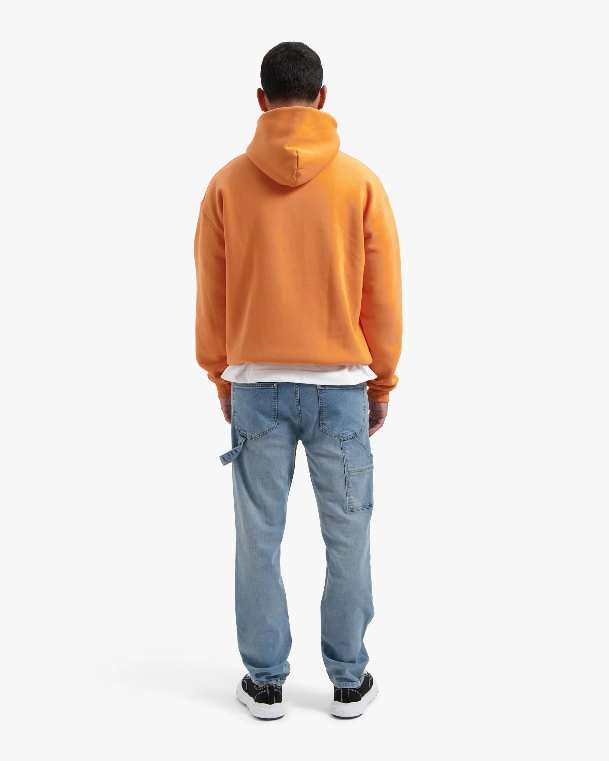 CROYEZ ATELIER ZIP HOODIE - ORANGE/BLACK