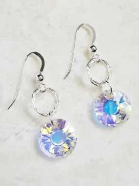 Crystal Disc Dangles