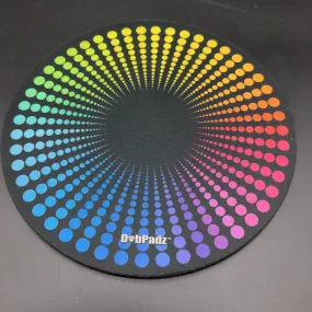 DabPadz Fabric Top Rubber Dab Mat | Disco Dots