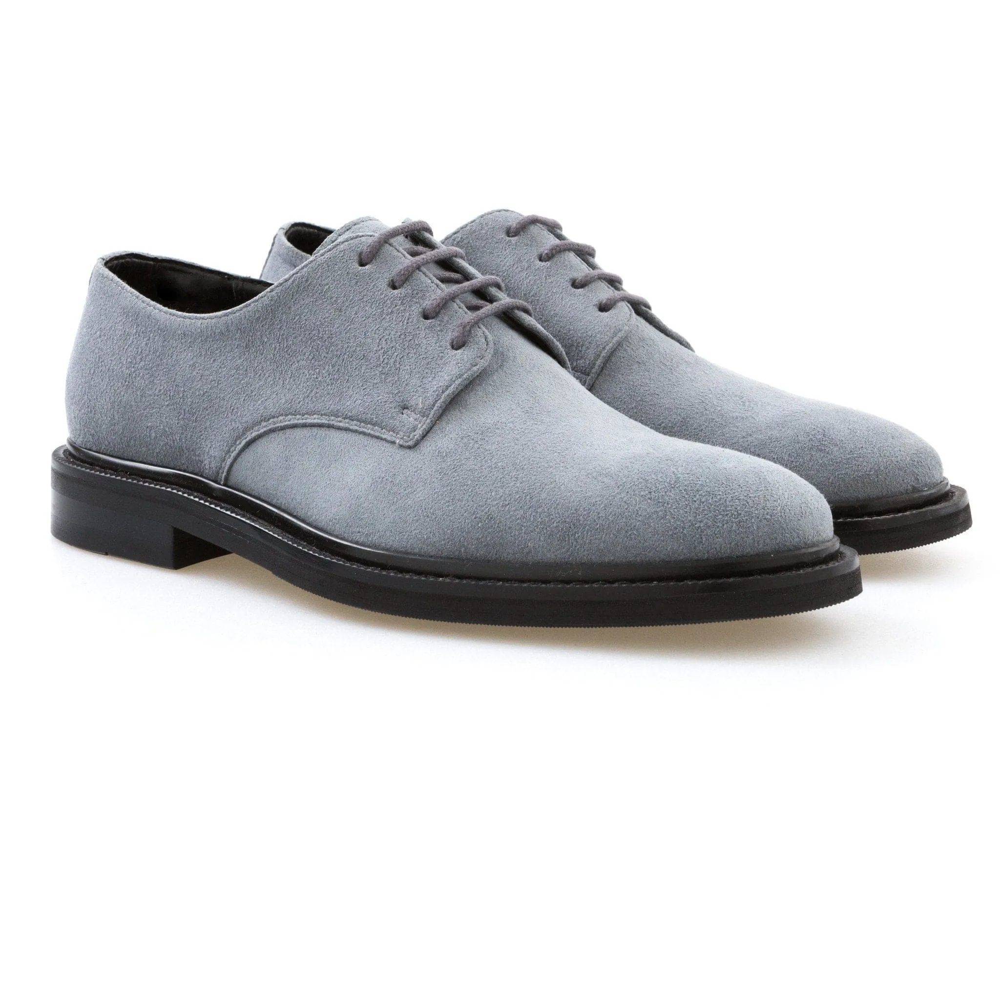 'Daniella'  vegan women's Derby by Bourgeois Boheme - grey suede