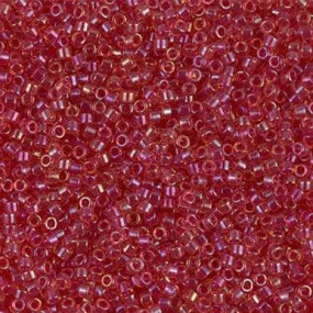 DB00-0062, Miyuki 5.2g Lt Cranberry Crystal AB