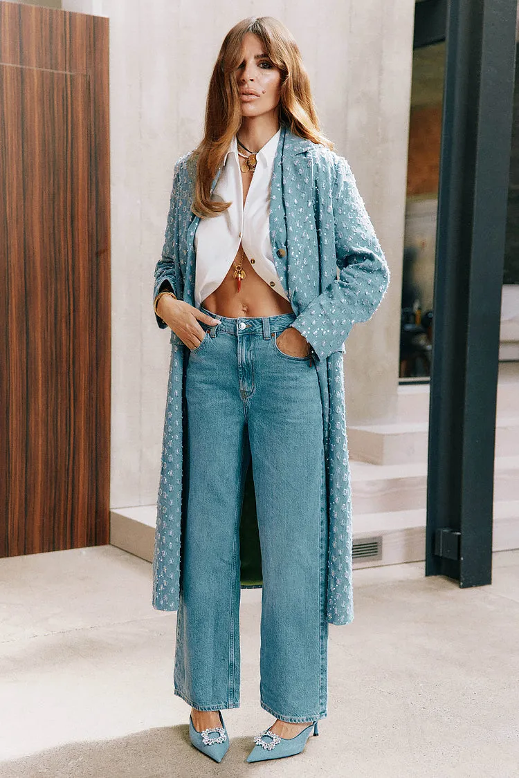 Denim Harper Trench Coat