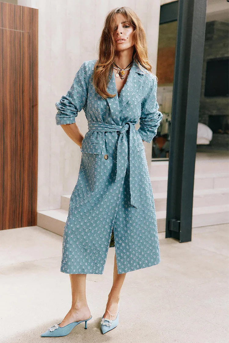 Denim Harper Trench Coat