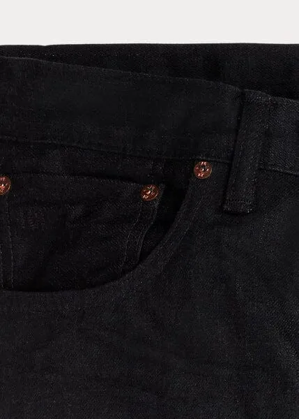 Double RL - Slim Fit Black-on-Black Selvedge Jean