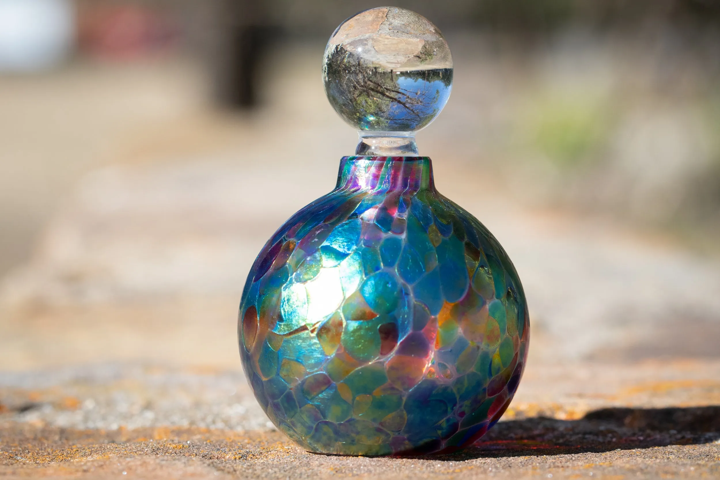 Fancy Glass Keepsake Urns for Cremation Ash