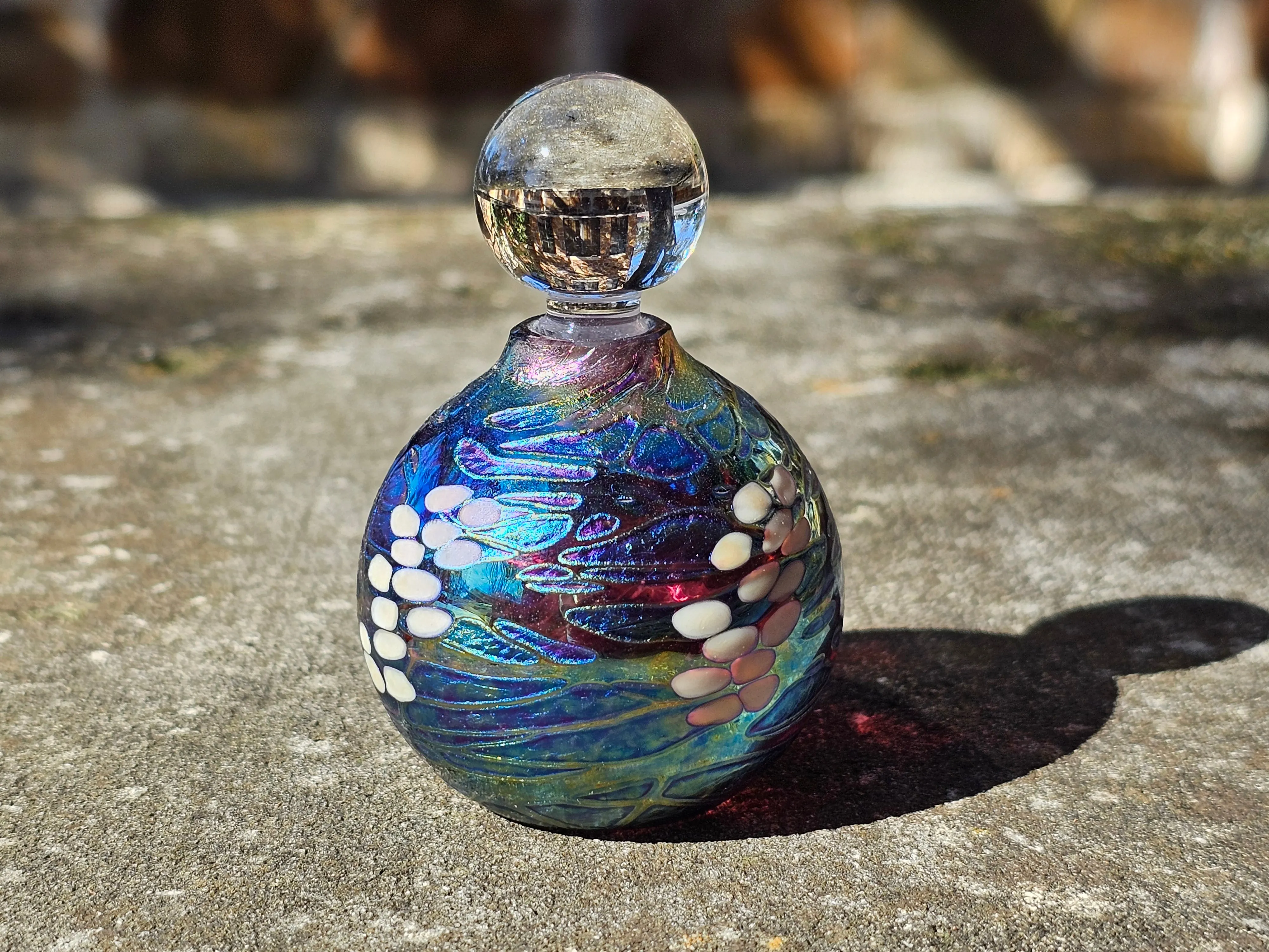 Fancy Glass Keepsake Urns for Cremation Ash