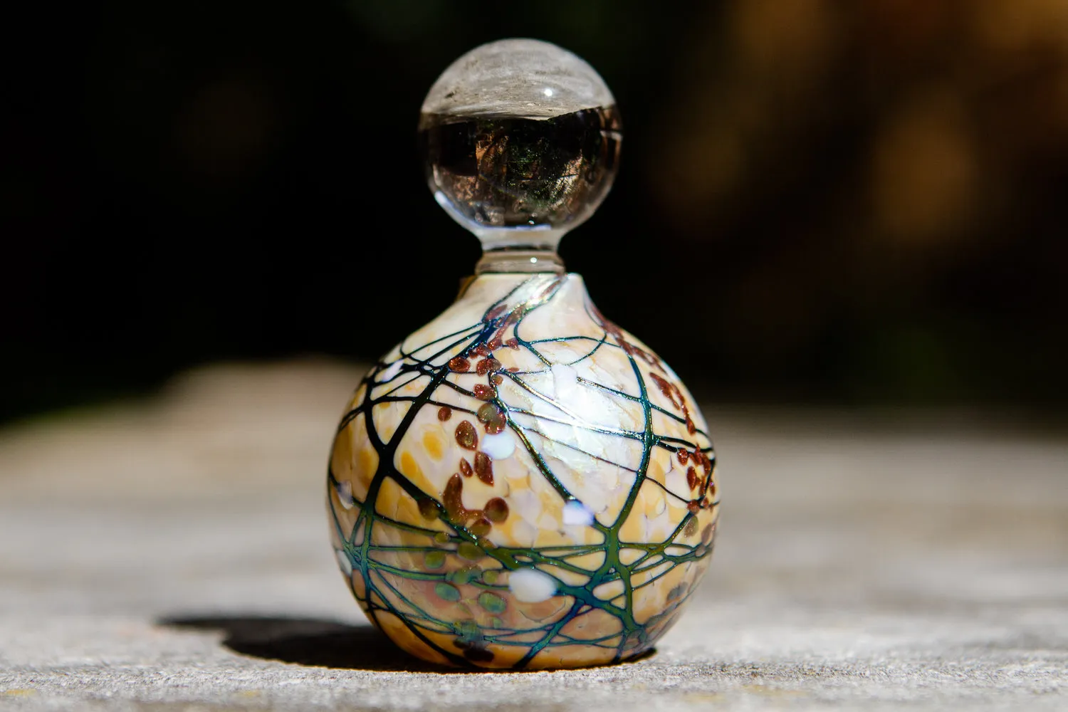 Fancy Glass Keepsake Urns for Cremation Ash