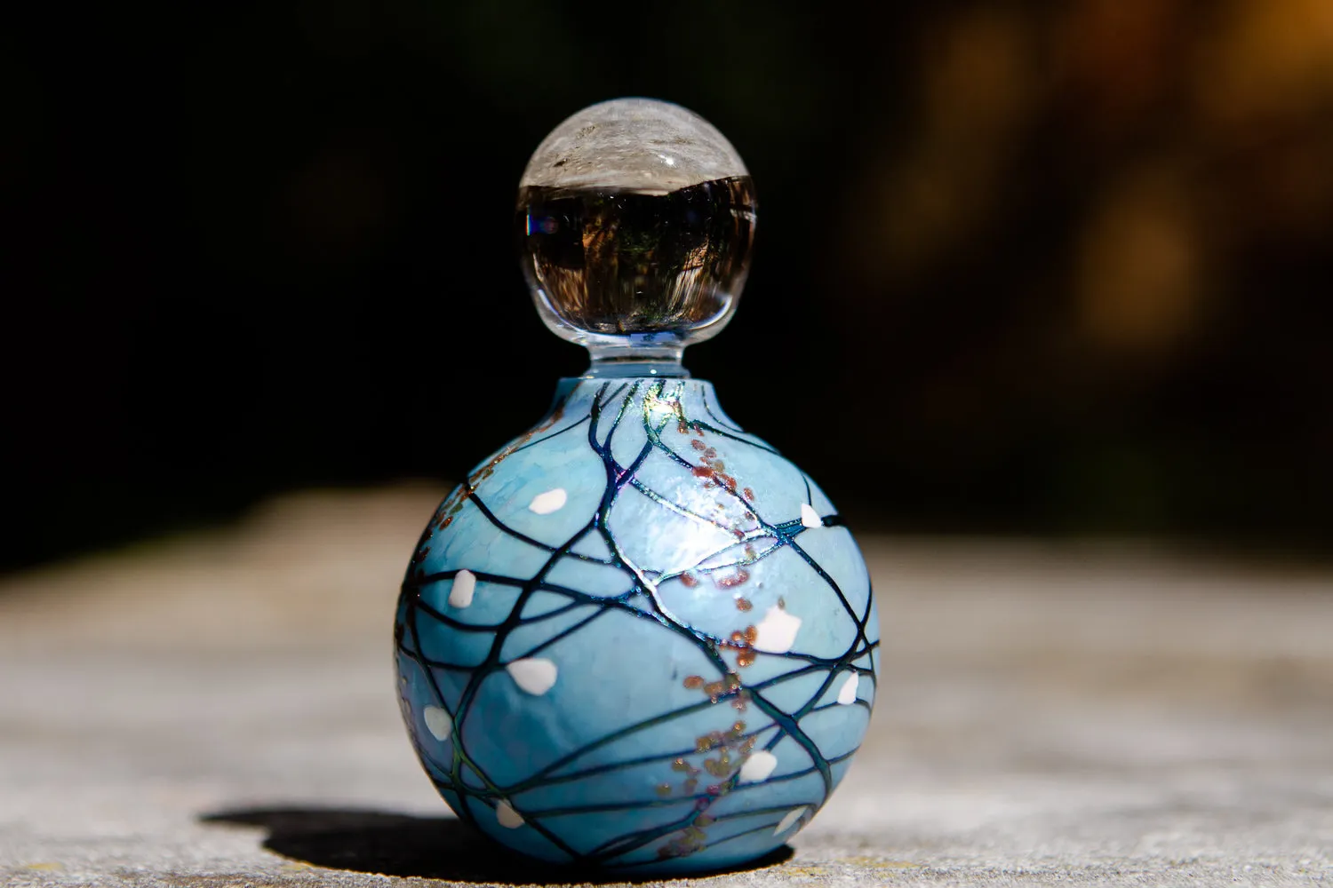 Fancy Glass Keepsake Urns for Cremation Ash