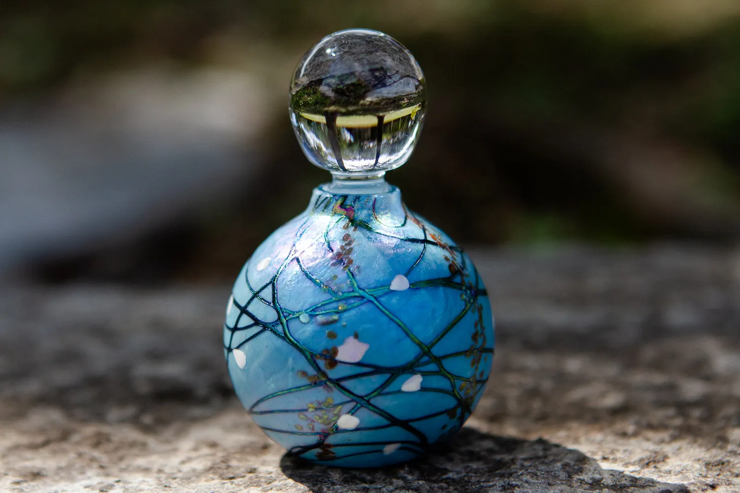 Fancy Glass Keepsake Urns for Cremation Ash